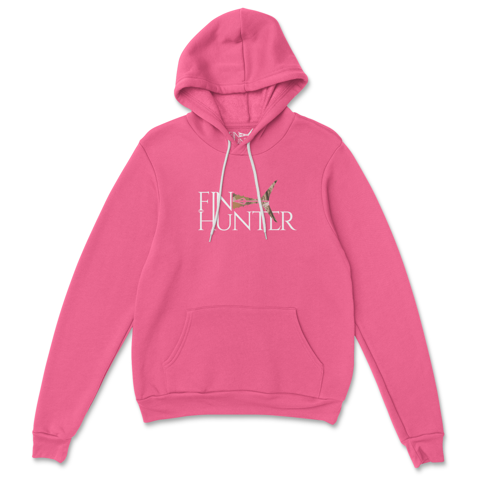 Camo Marlin Rack Hoodies - Pink - Fin Hunter, LLC