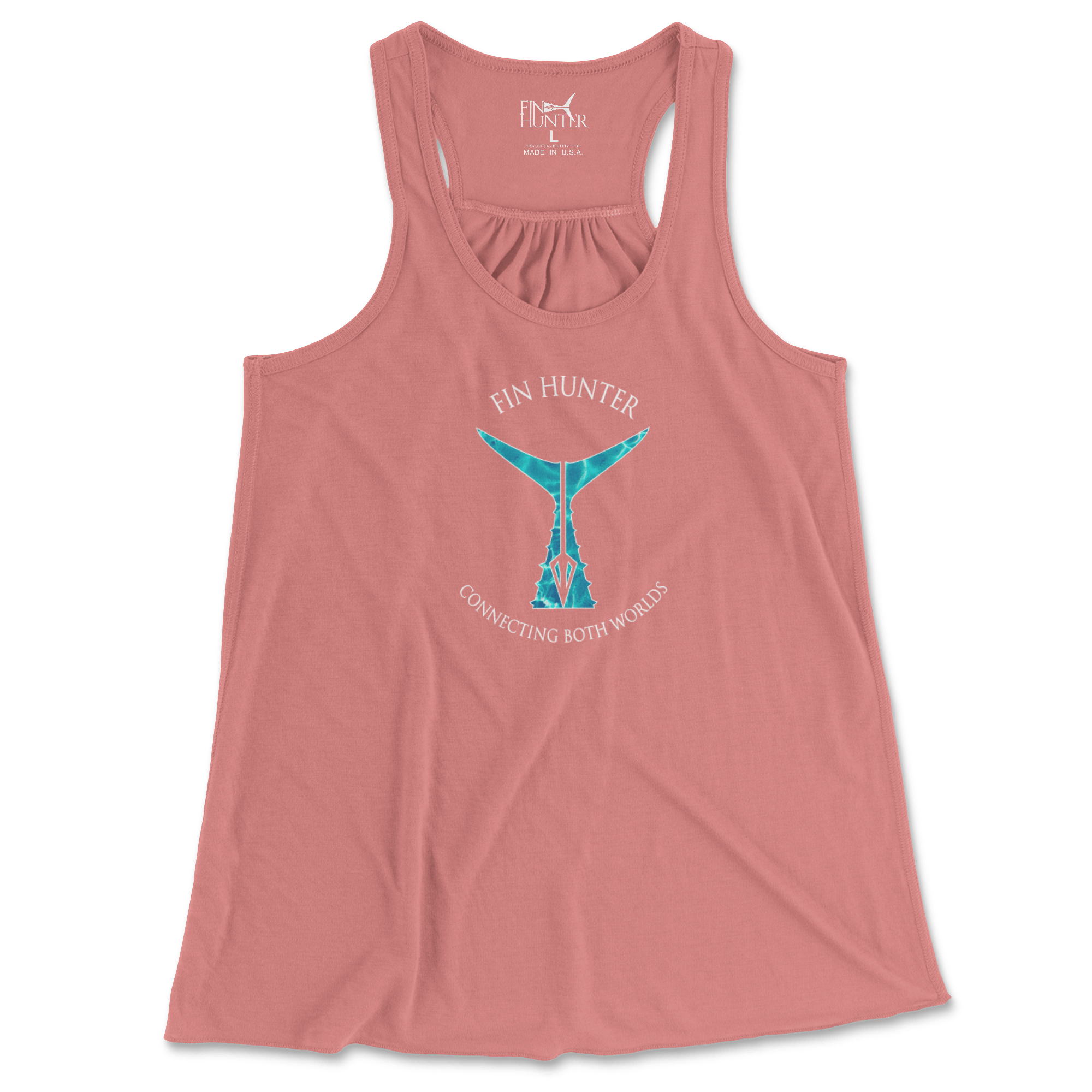 Fin Hunter Women’s Flowy Racerback Tank in Mauve