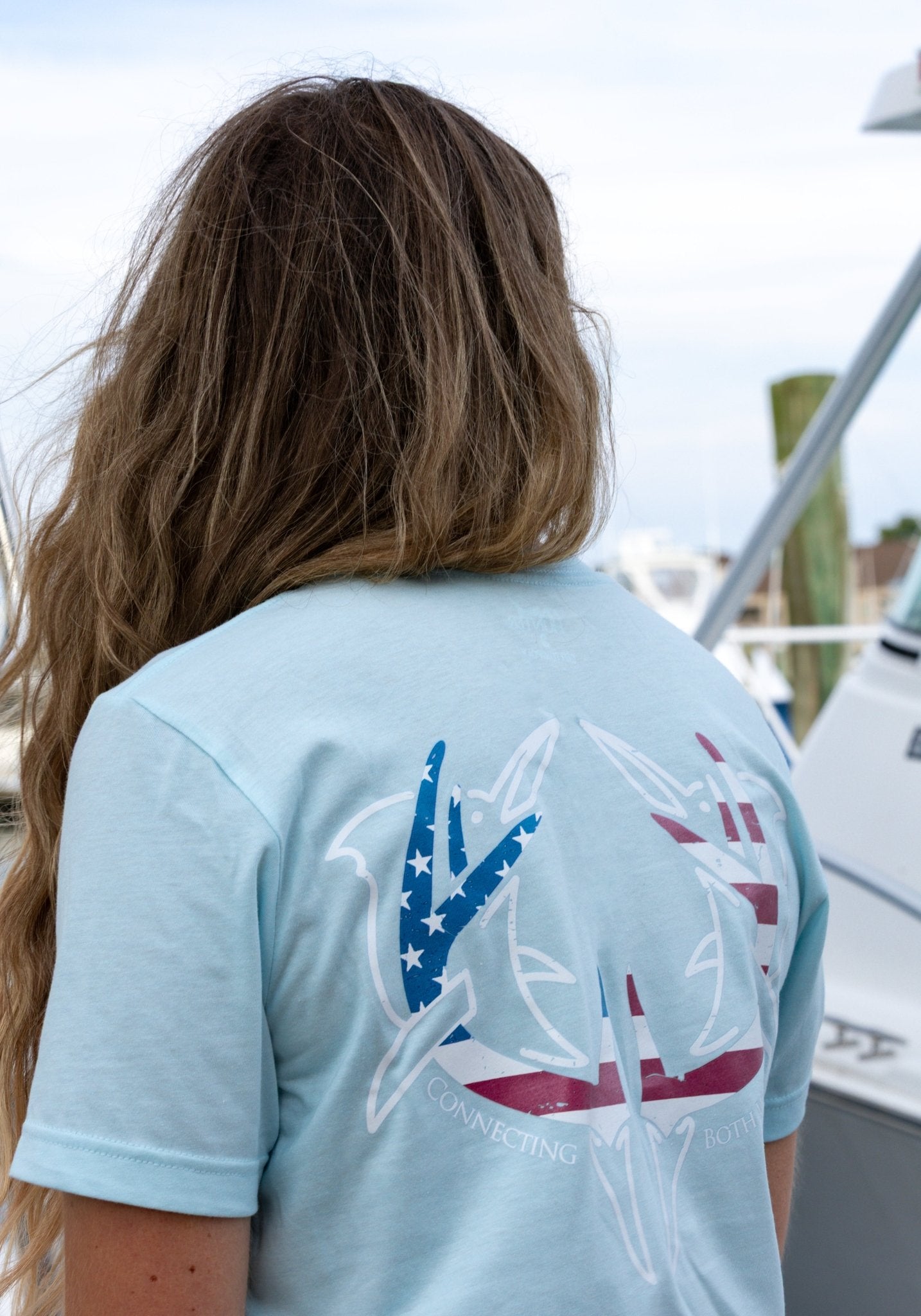 USA Marlin Rack T-Shirt - Fin Hunter