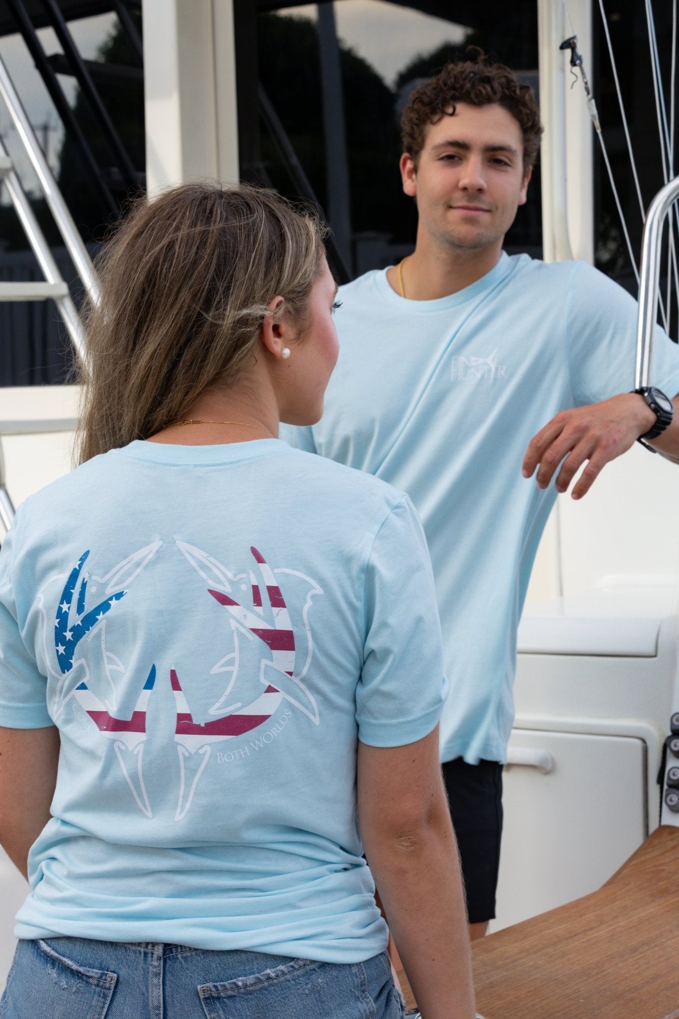 USA Marlin Rack T-Shirt - Fin Hunter