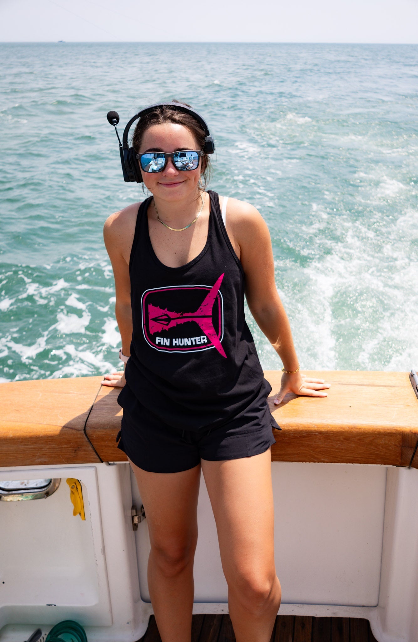 Women's Tuna Tail Racerback Tank - Fin Hunter