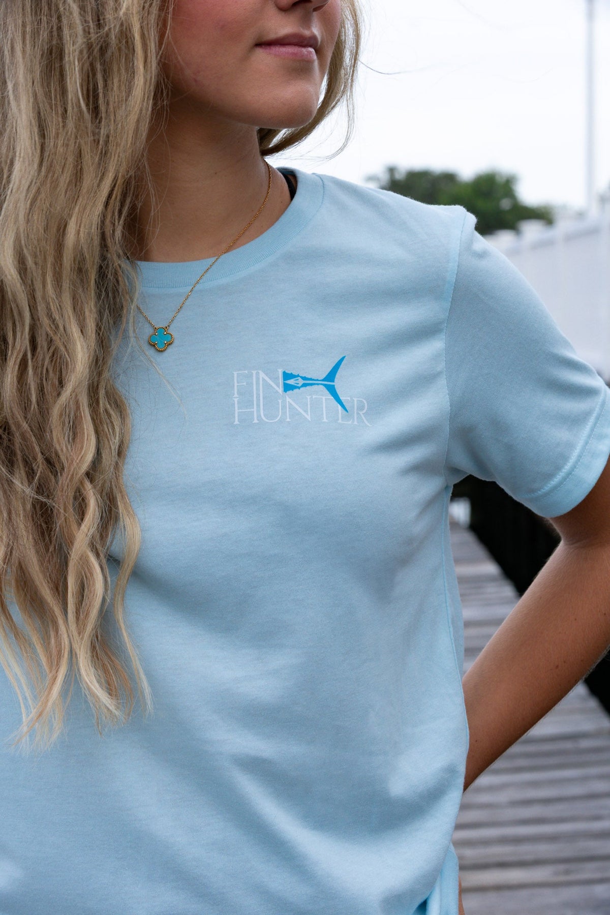 "The Tail" - Blue Camo - Fin Hunter