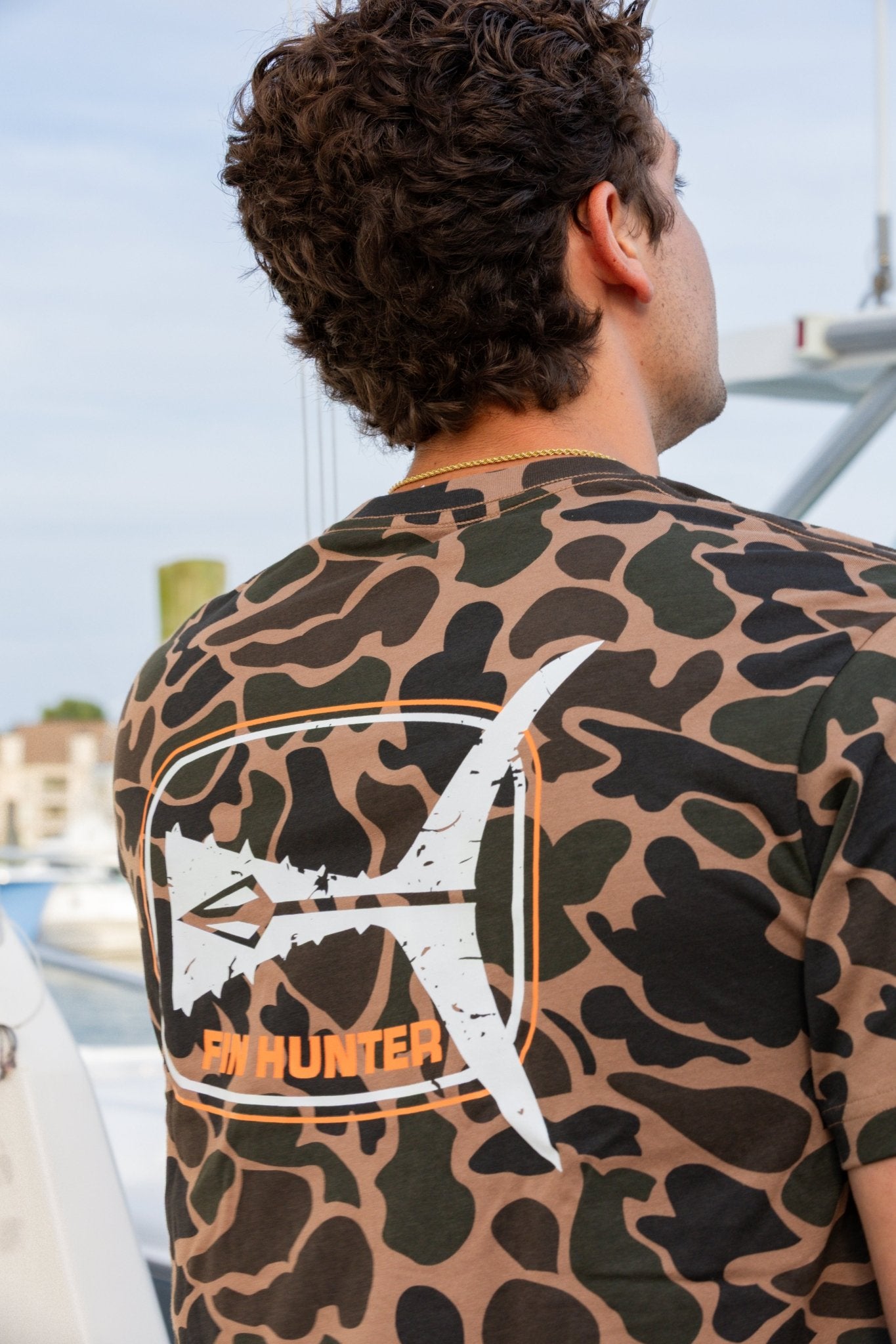 Tuna Tail Duck Camo Tee - Fin Hunter
