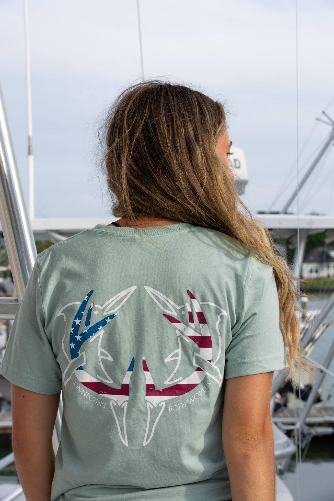 USA Marlin Rack T-Shirt - Fin Hunter